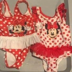 Infant Minnie Mouse Swim suits size 12 months